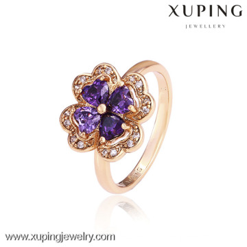 12542- China Wholesale Xuping Fashion Elegant18K gold Woman Ring